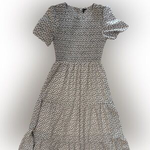 Charming Black & White MaxiDress